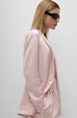 Relaxed - Fit Jacket In Fluent Satin, £289 | Hugo Boss