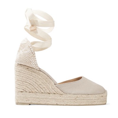 Carina Canvas Wedge Espadrilles from Castañer