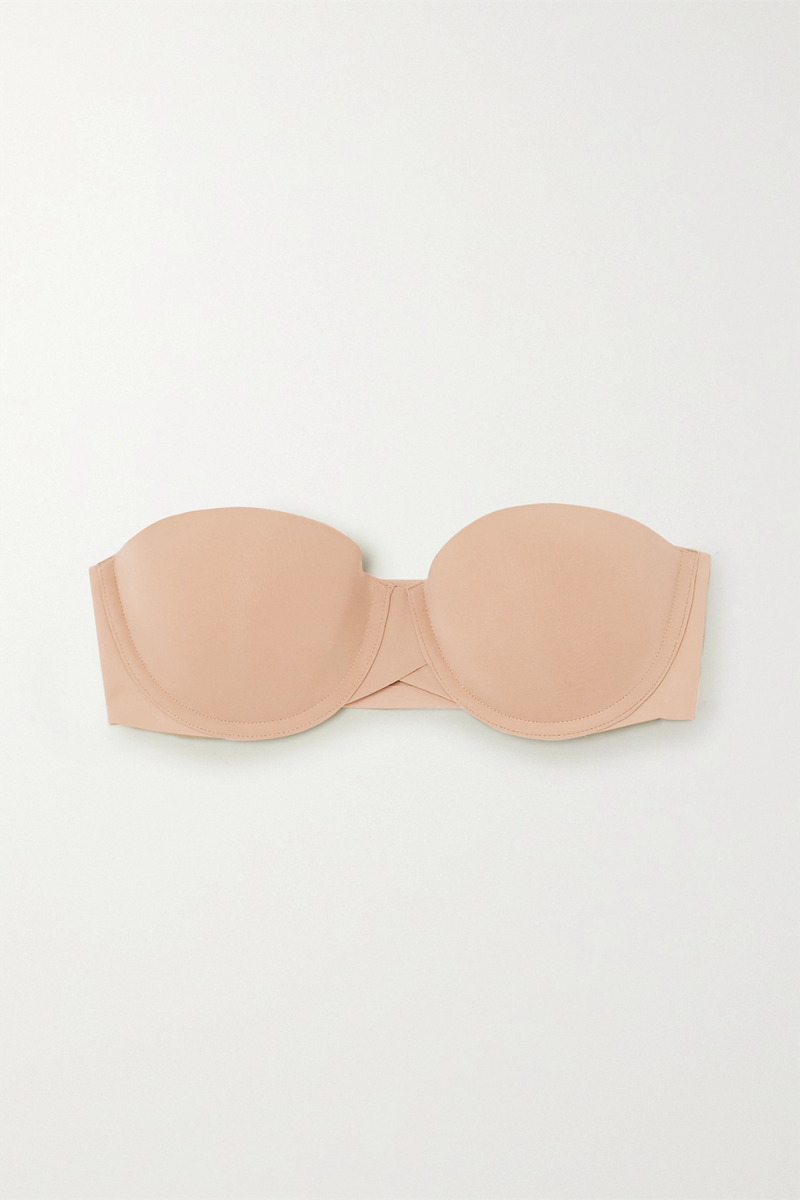 Invisibles Stretch-Jersey Underwired Strapless Bra from Calvin Klein