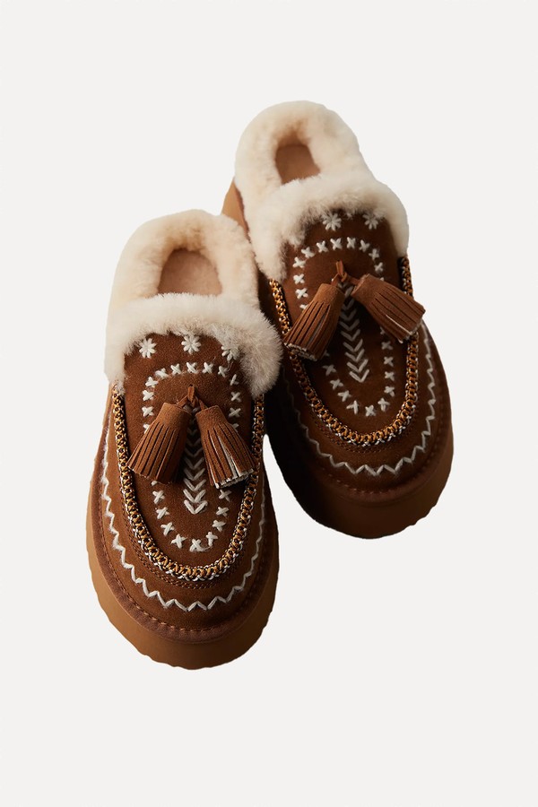 Nordic Shearling Slip-Ons