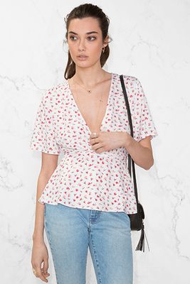 Mini Floral Print Blouse from & Other Stories