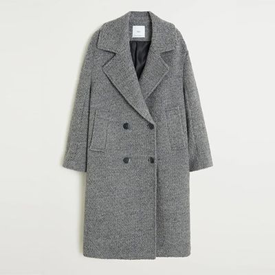 Fur Bouclewool Coat from Mango