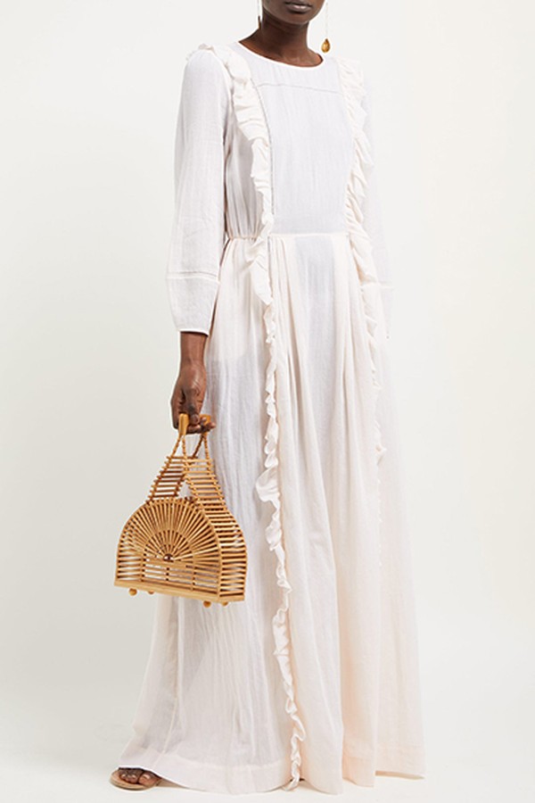 Wallice ruffled cotton dress from Loup Charmant