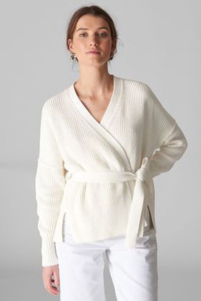 Tie Front Cotton Cardigan, £99 | Whistles