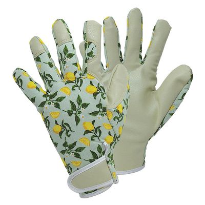 Sicilian Lemon Patterned Gloves from Waitrose