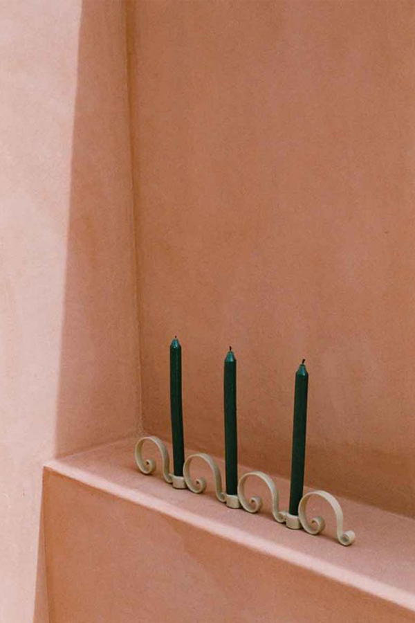 Ronan Wrought Iron Candle Holder from Lrnce