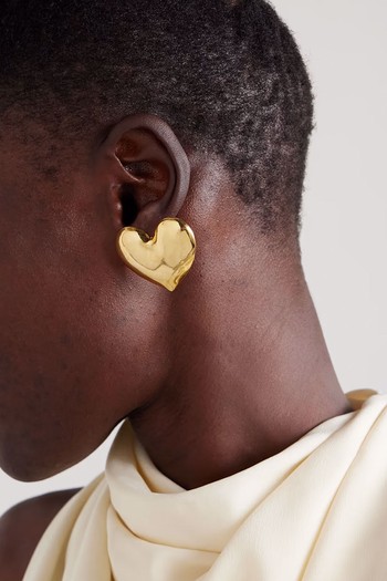 Hart Gold-Plated Earrings from Jennifer Behr