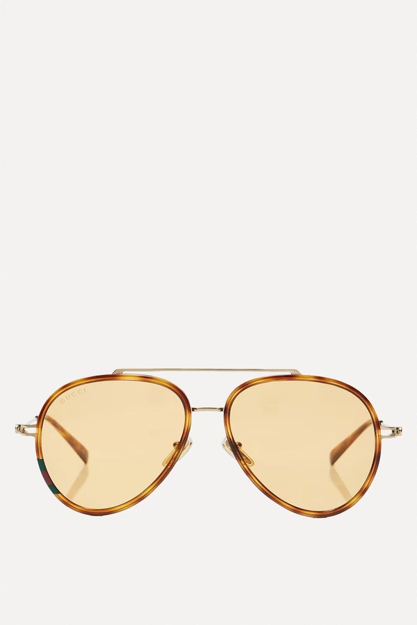 GG Tiny Aviator Sunglasses from Gucci 