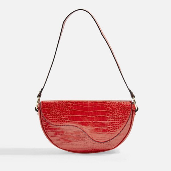 Demi Croc Shoulder Bag from Topshop