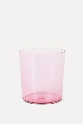 Aria Coloured Tumbler Glass Pink