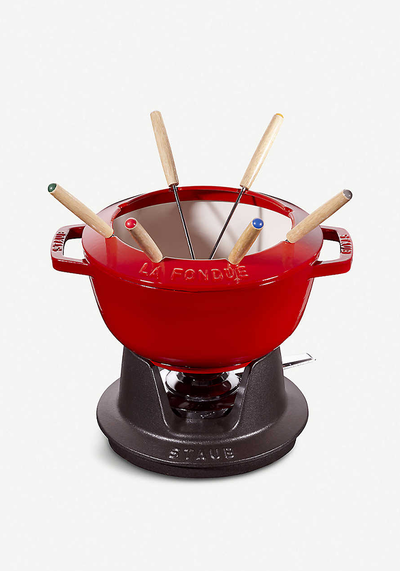 Cast Iron Fondue Set from Staub