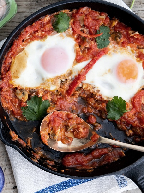 Mexican Mushroom Shakshuka