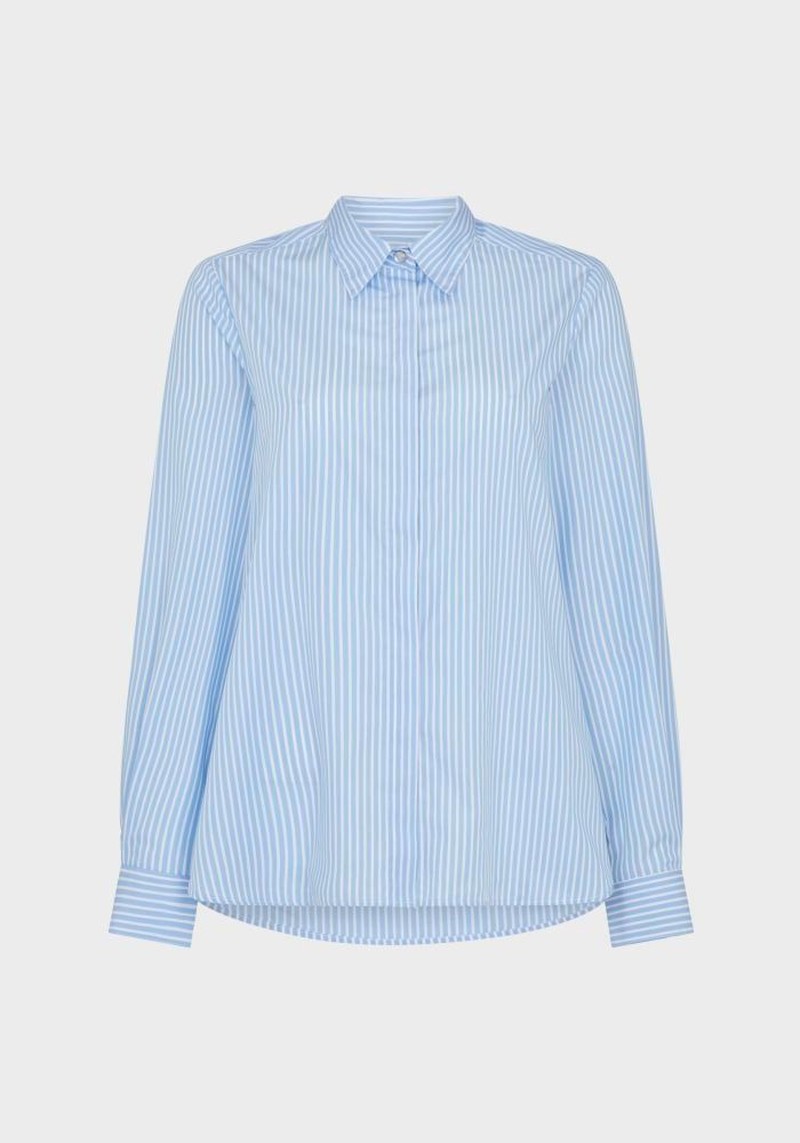 Cotton Long Sleeve Relaxed Shirt