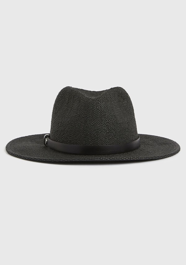 Stonewash Straw Fedora from Allsaints