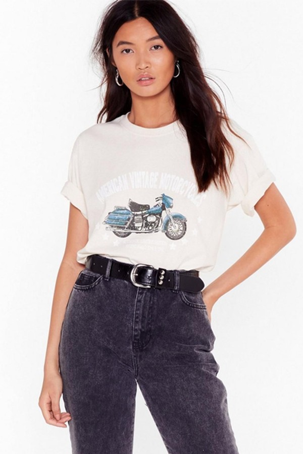 American Vintage Motorcycles Graphic Tee