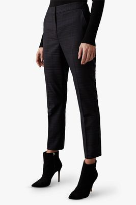 Margot Check Tapered Trousers from Reiss
