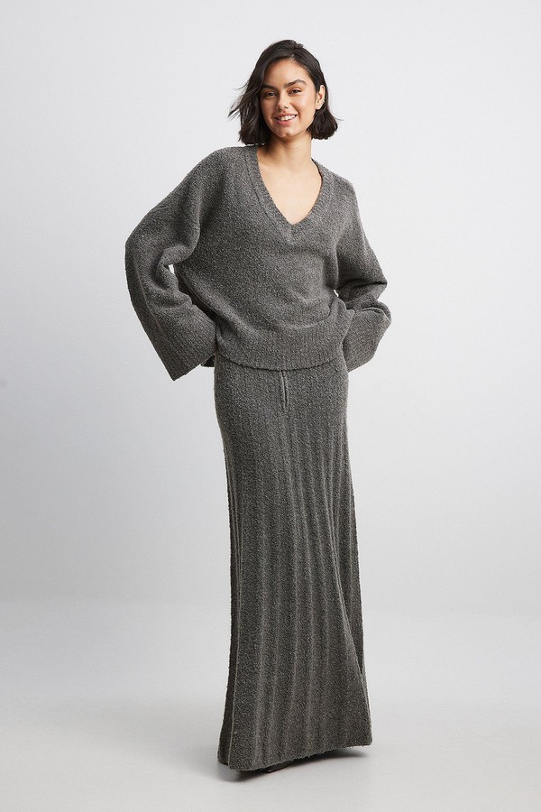 Knitted Maxi Skirt from NA-KD
