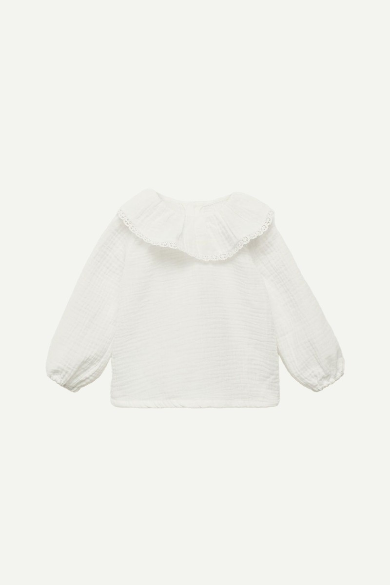 Textured Cotton Blouse from Mango