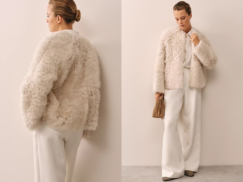 Curly Sheepskin Short Coat