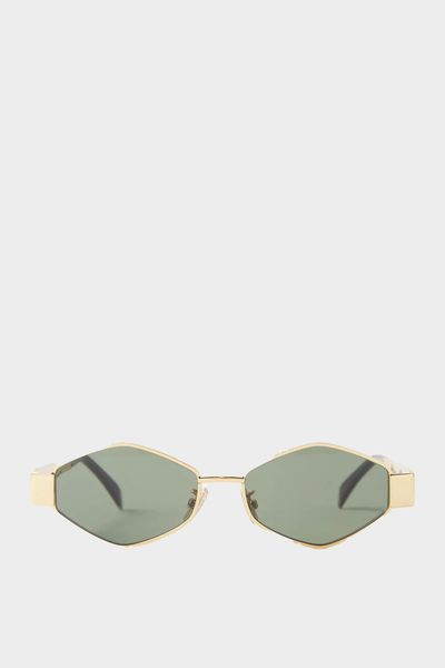 Hexagonal Metal Sunglasses  from  Celine Eyewear