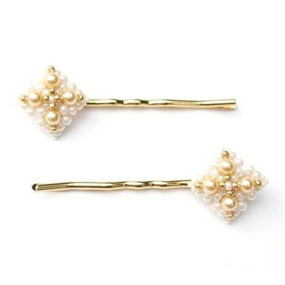 Gold Hair Pins from Vantage Jewellery