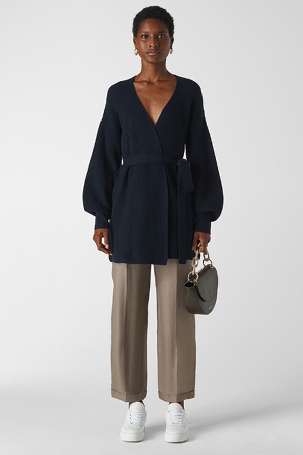 Fashion Detail Wool Cardigan