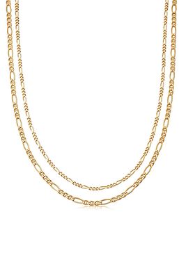Gold Vervelle Double Chain Necklace from Missoma