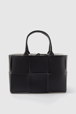 Arco Small Intrecciato Leather Tote Bag from Bottega Veneta
