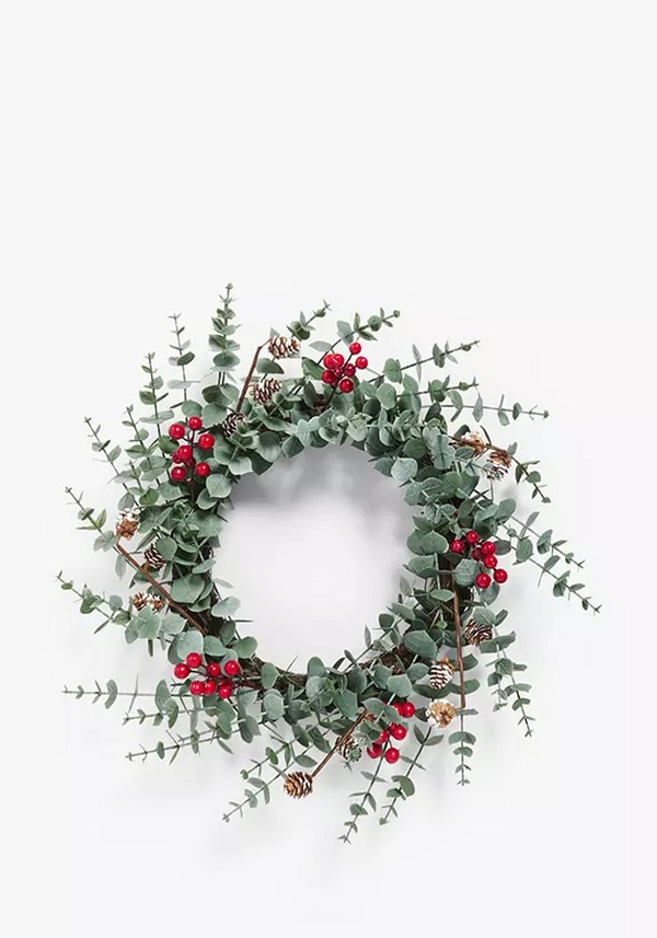 Jolly General Store Eucalyptus Wreath from John Lewis