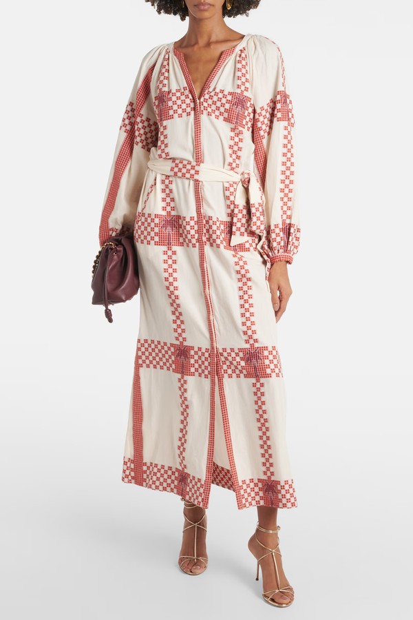 Printed Cotton Midi Dress from Johanna Ortiz