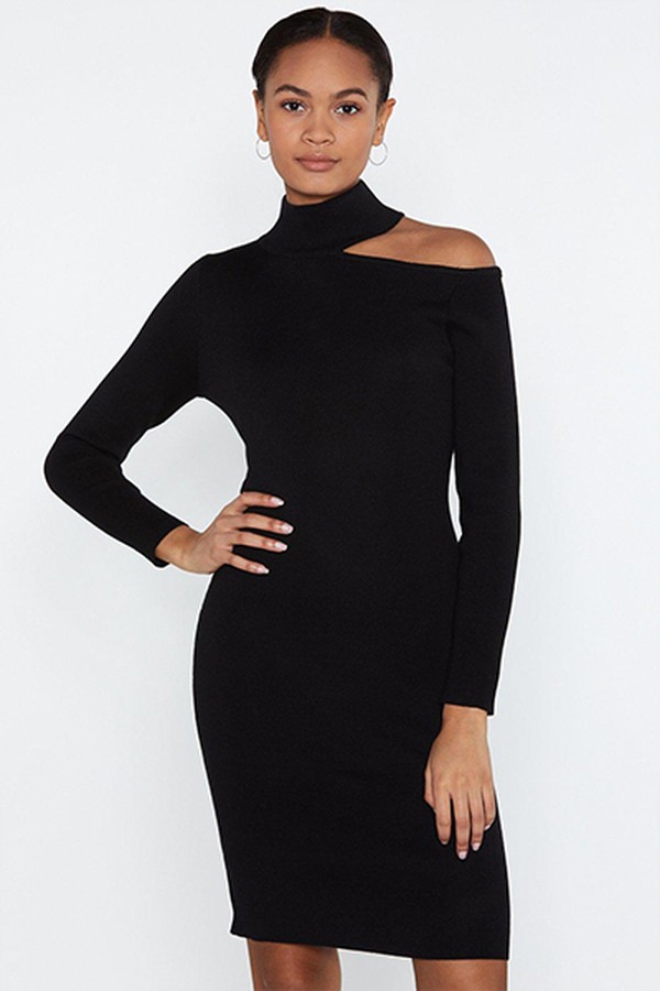 Take Sides Knit Dress