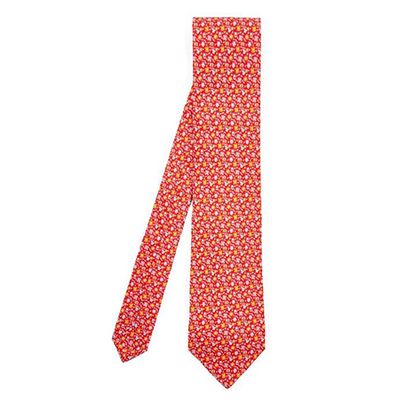 Macclesfield Printed Silk Tie from Liberty London