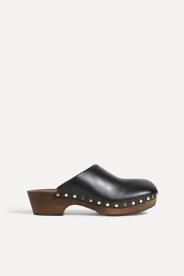 Lucca Studded Leather Clogs from Khaite