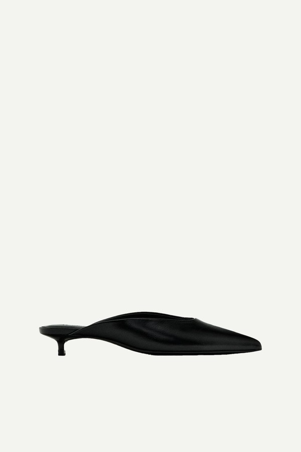 Heeled Mules With Pointed Toes from Massimo Dutti
