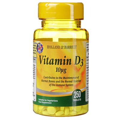Vitamin D3 100 Tablets 10ug from Holland & Barrett