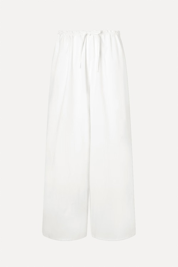 The Pantaloons Cotton-Poplin Wide-Leg Pants from LES VACANCES D'IRINA