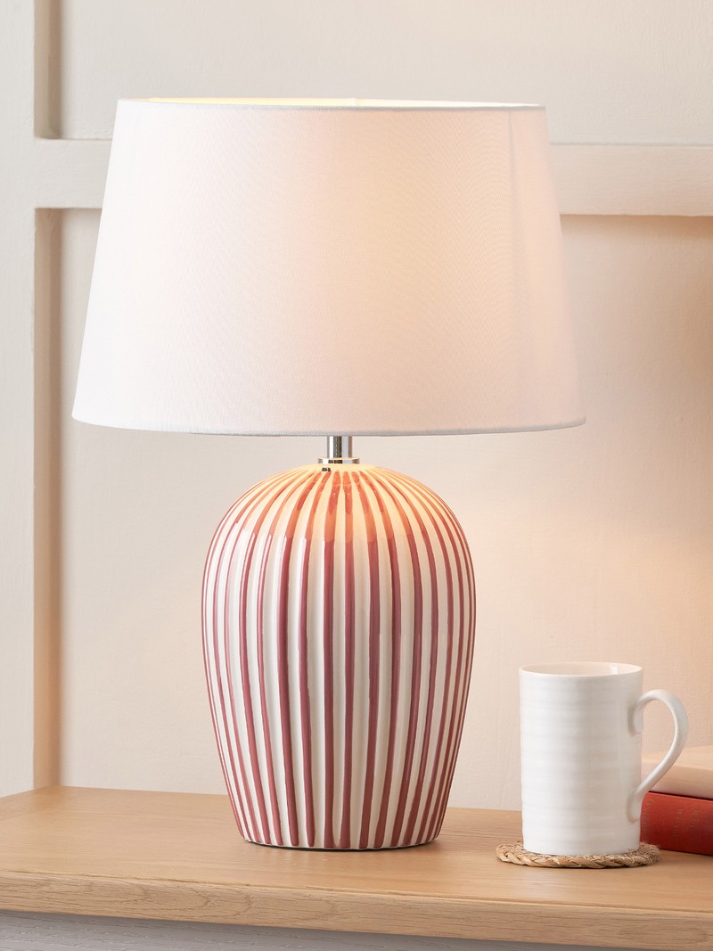 Pacific Lifestyle Cannes Striped Table Lamp