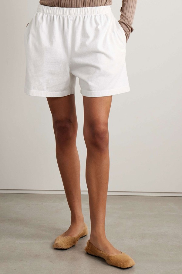 Gunty Cotton Shorts from The Row