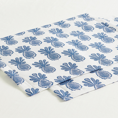 Set Of Two Printed Linen Placements  from La DoubleJ