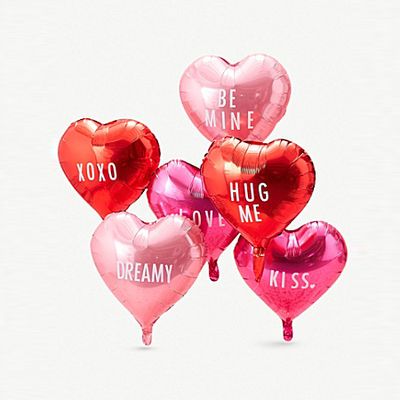 Foiled Customisable Heart Balloons from Ginger Ray