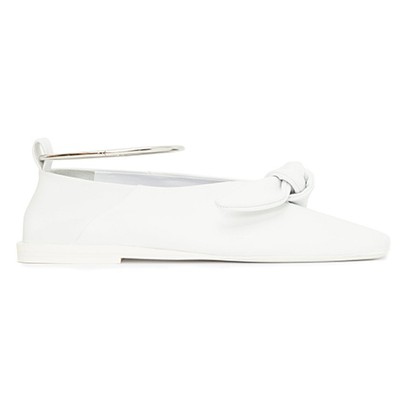 Anklet Knotted Leather Flats from Jil Sandler