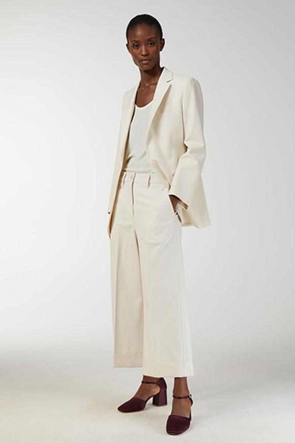 Cotton Wool Twill Trousers