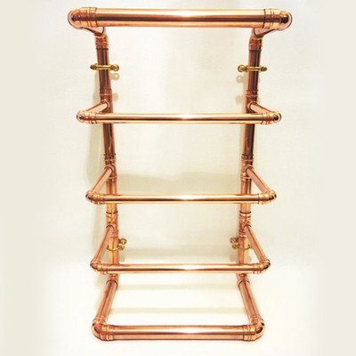 Four Tier Copper Towel Rack from The Crafty Plumber