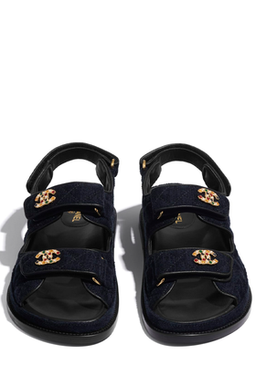 Velvet Sandals (Similar) from Chanel