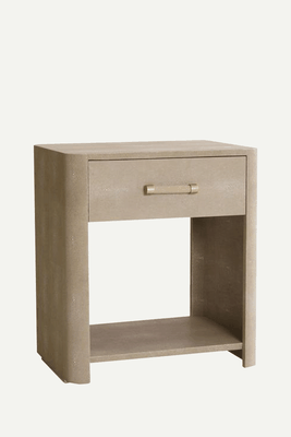 Moby Cream Bedside Table from Andrew Martin