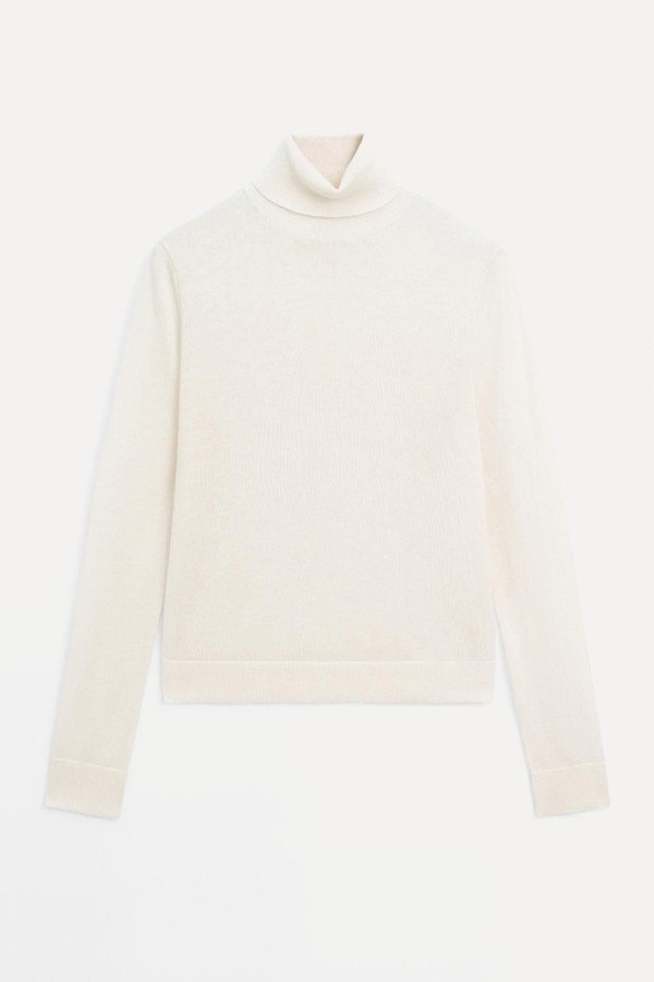 x from Wool Blend High Neck Sweater, £49.95 | Massimo Dutti