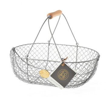 Large Grey Harvesting Basket from Sophie Conran