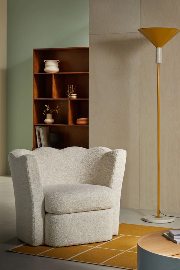Off Pax Boucle Maya Accent Chair from MADE.COM