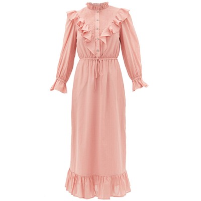 Clara Ruffle-Bib Cotton Dress from Sea