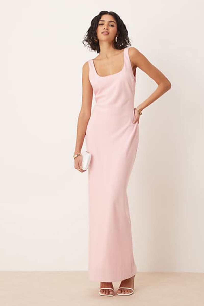 Scoop Neck Maxi Dress from Pretty Lavish